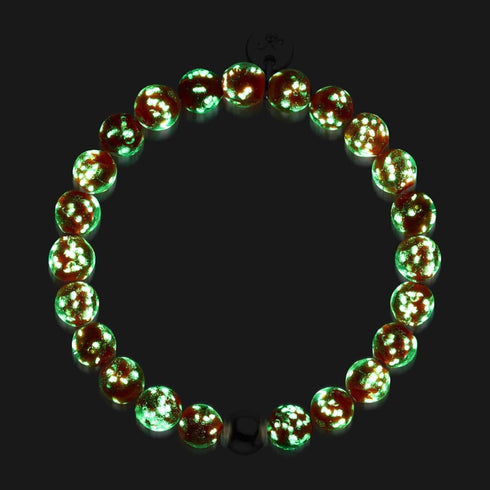 Pourpre | Argent sterling .925 | Bracelet Verre Luciole